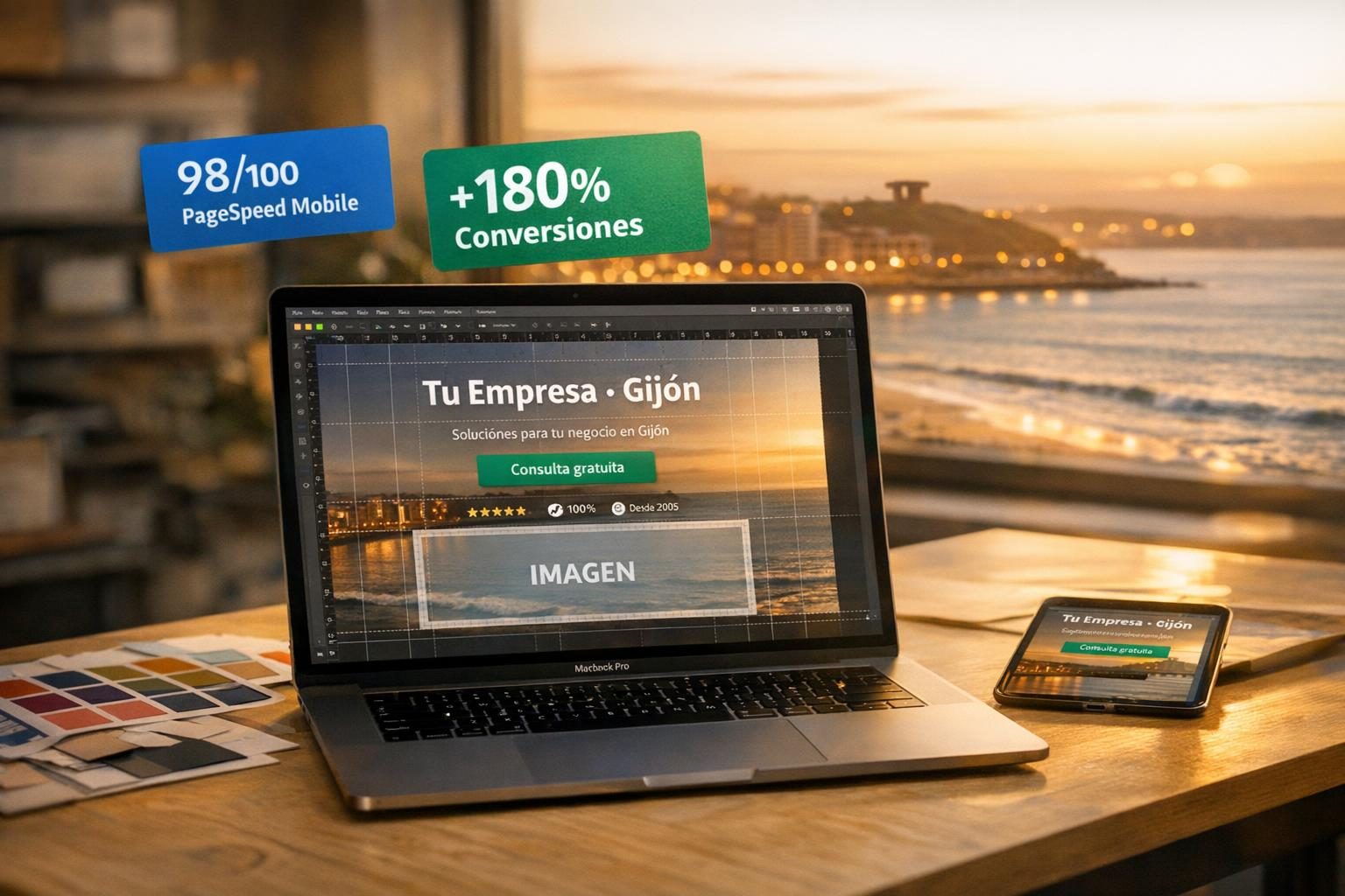 Diseño Web en Gijón — Diseño Web Profesional en Gijón — Páginas que Convierten