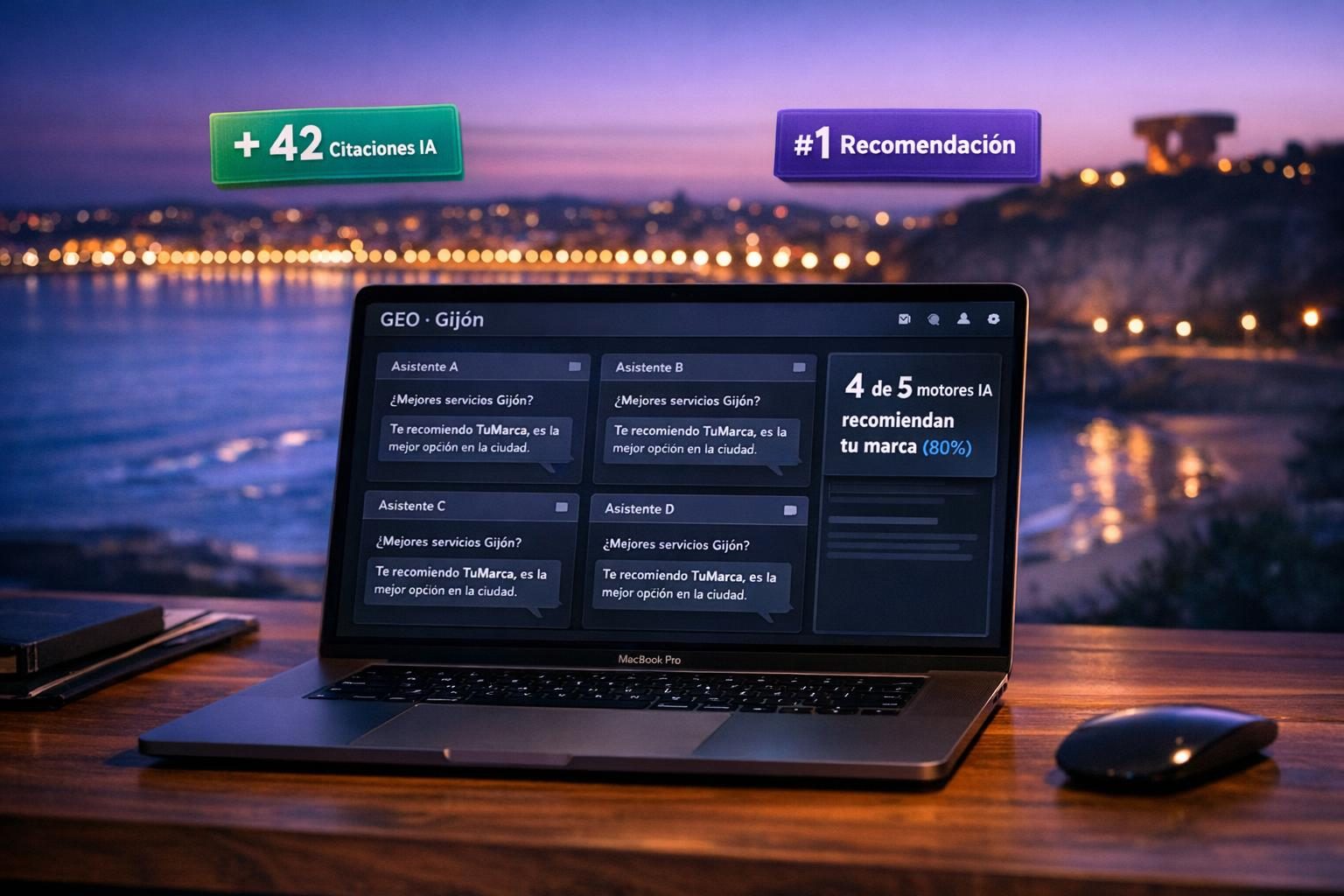 GEO en Gijón — GEO en Gijón — Posicionamiento en ChatGPT, Gemini y Copilot