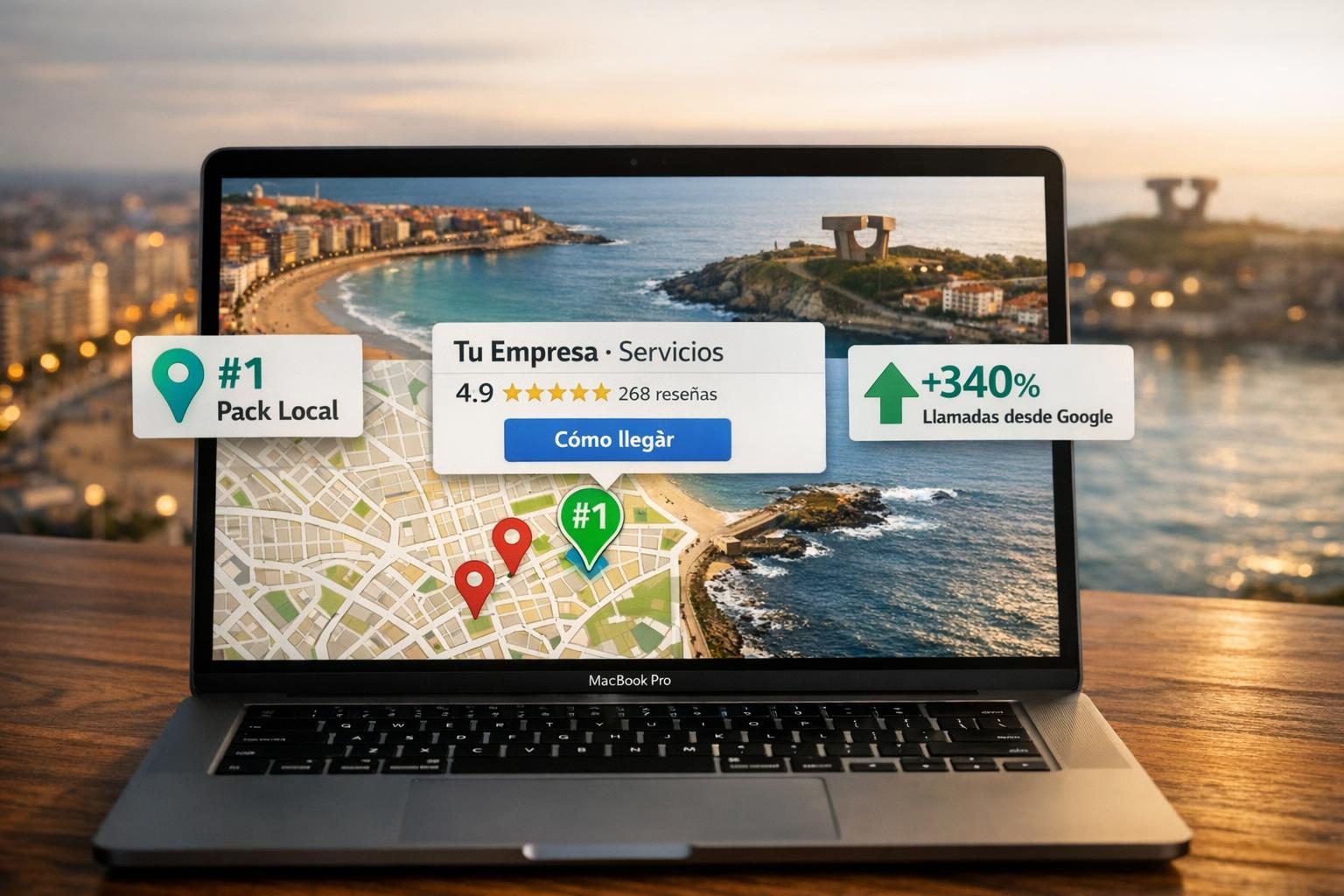 SEO Local en Gijón — Top 3 Google Maps Pack Local para tu negocio en Gijón